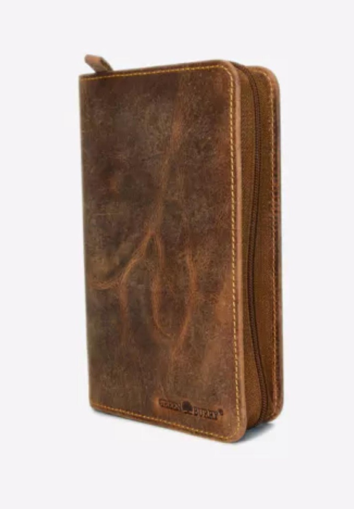 Cartera para bolígrafos vintage 1575-25 con cremallera