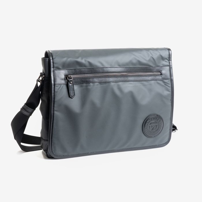 Bolso porta portatil 15.3 C/solapa Business-Gris