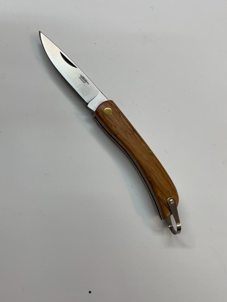 Navaja hoja 7 cm-mango de madera JKR-126