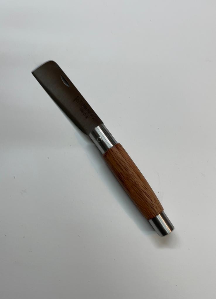 Navaja hoja inox 7.5 cm-mango madera prensada 13217