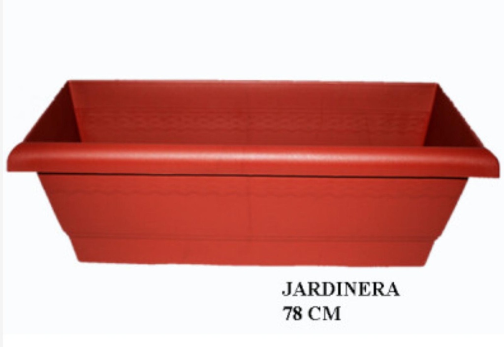 Jardinera de plástico Gardenia 72x21cm 78cm