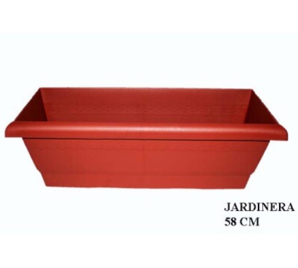 Jardinera plástico Gardenia 55x21cm 58cm