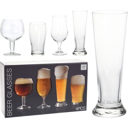 Set caja 4 vasos para cerveza