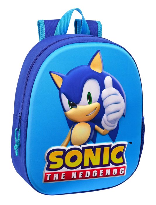 Mochila infantil 3D Sonic