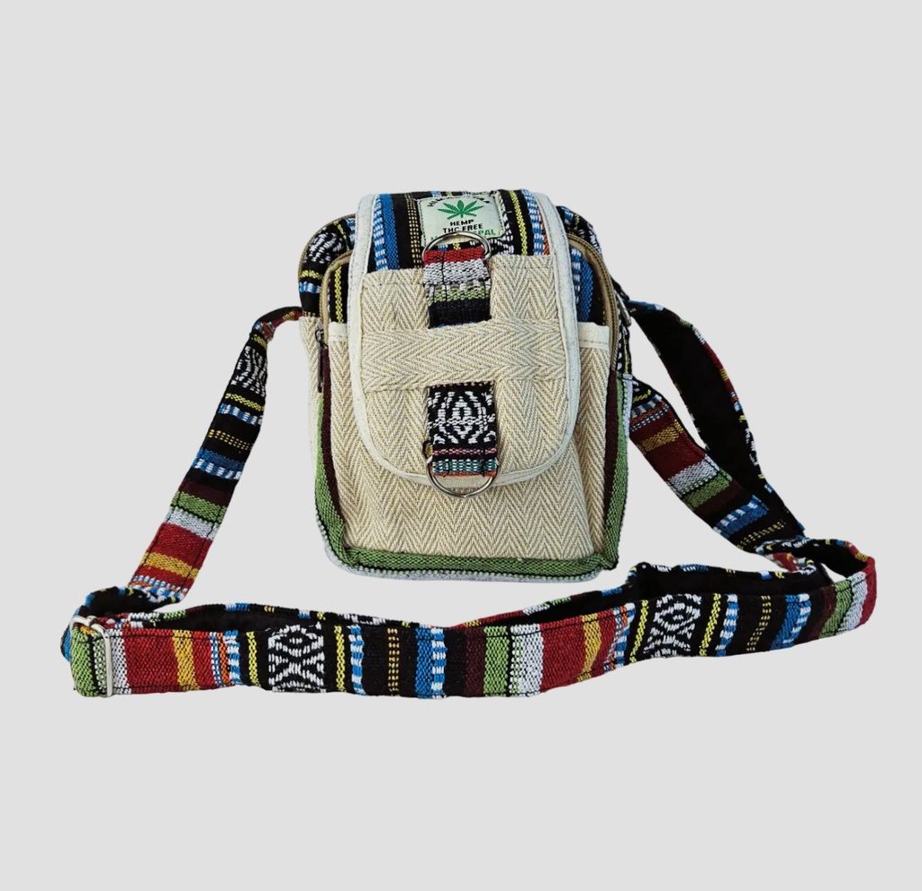 Bolso bandolera de cáñamo de Himalaya Hemp Thc free-MTF00338