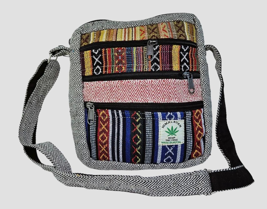 Bolso bandolera de cáñamo de Himalaya Hemp Thc free-MTF00343