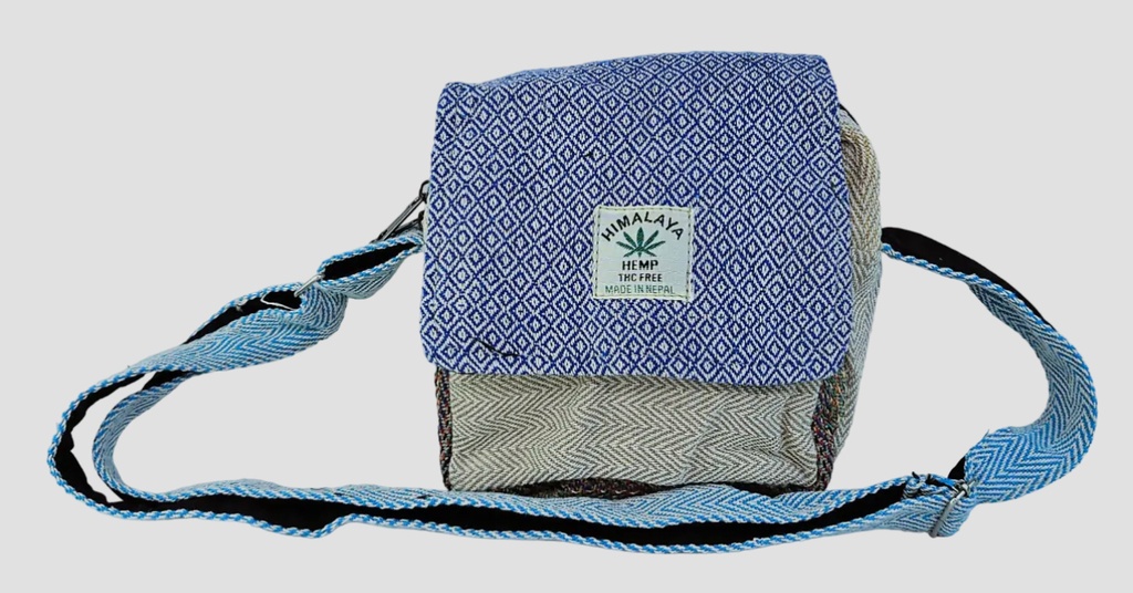 Bolso bandolera de cáñamo Himalaya Hemp Thc free-MTF00345