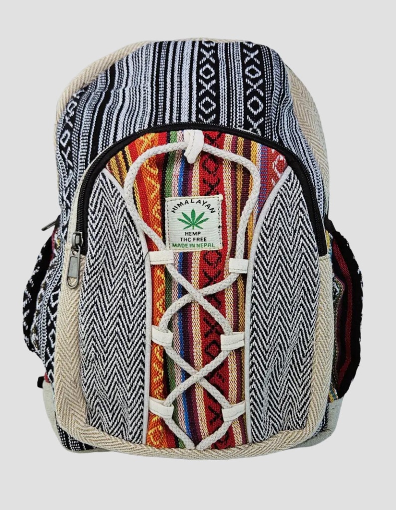 Mochila mediana de cáñamo de Himalaya Hemp Thc free-MTF00347