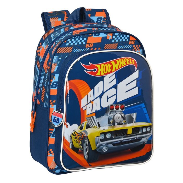 Mochila infantil adaptable a carro Hot Wheels Speed Club