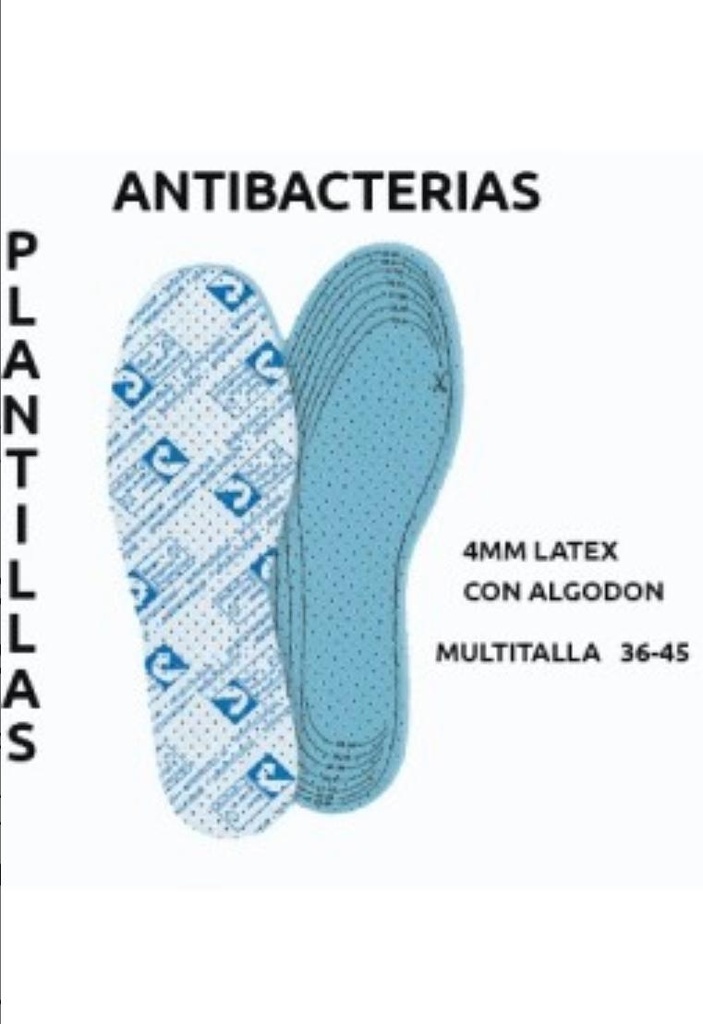 Plantilla multitalla antibacterias 35-46