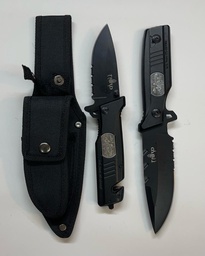 [MTF00202] Cuchillo+navaja y funda-K2795