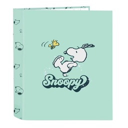 Carpeta folio 4 anillas lomo ancho-Snoopy Groovy